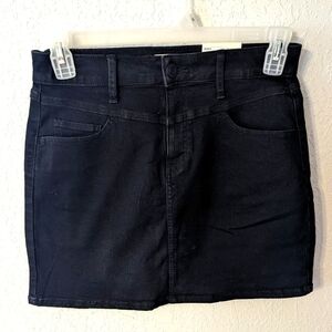 NWT Black Jean Skirt size 9 Juniors